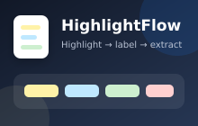 HighlightFlow card